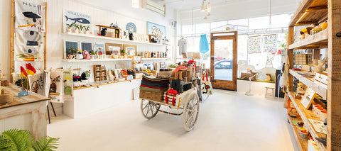 inside Be marsupial shop in elwood