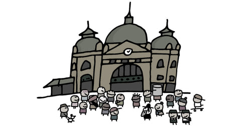 Know Melbourne like the back of your hand: Flinders Street Station.