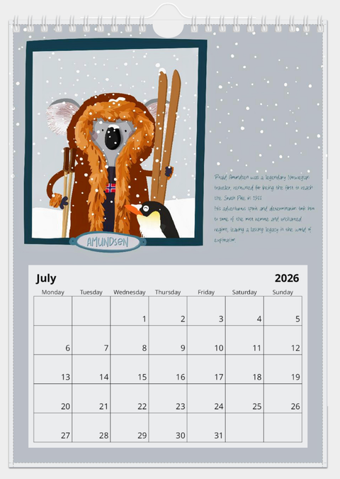 Iconic Travellers · Koalendar 2026