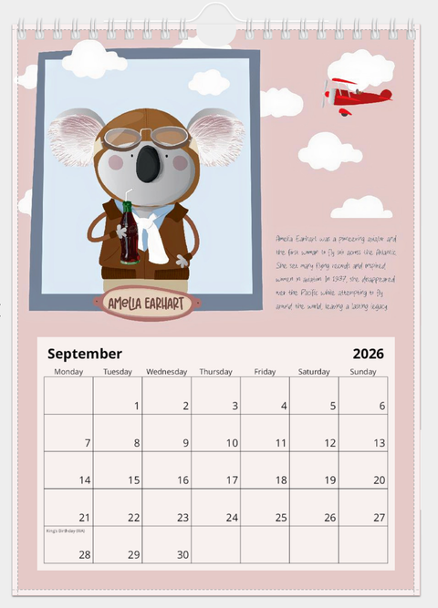 Iconic Travellers · Koalendar 2026