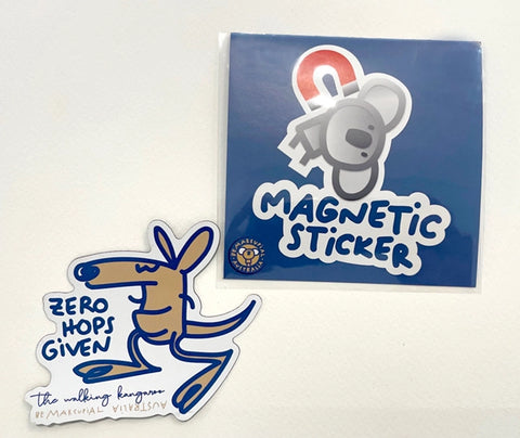 Magnetic sticker from The Walking Kangaroo collection