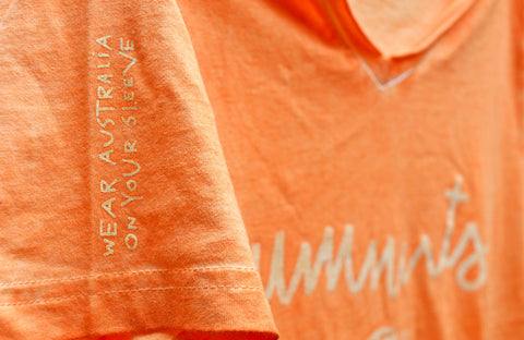 Pouch Shirt "Mel" Colour Aussie Mandarin