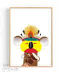 Art print koala from Papua New Guinea