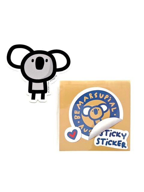 koala sticker made of vinyl _ die-cut